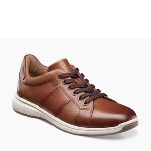 NEW FLORSHEIM kid's great lakes lace to toe oxford in cognac